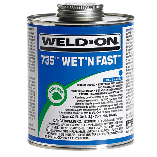 Weld-On&reg; 735&trade; Wet ‘N Fast&trade;